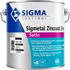 Sigma Sigmetal Zinccoat 3in1 | Finitura Anticorrosiva Colorabile per Acciaio Zincato, Ferro, Alluminio e PVC Latta da 1 litro Bianco