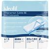 Idrofil traversa letto xl 80x180 cm 15 pezzi - 950434213 - sanitaria-e-ortopedia/cura-dell-anziano/prodotti-per-l-incontinenza