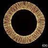 Enzo De Gasperi EDG Enzo De Gasperi Corona Ghirlanda 3D Con Luci Led D90 cm