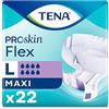 Grehge Tena Flex Maxi - Slip per l'incontinenza con cintura - Protezione per l'incontinenza - Unisex adulti - L - 22 unità