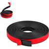 Aarcyye Strisce di Gomma Autoadesive, (20mm x 3mm x 3m) Strisce di Gomma in Neoprene, Strisce di Gomma Solida, Rotoli di Gomma Autoadesiva, Foglio di Gomma Acustica, per Guarnizioni, Nero