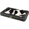 Ferplast Cuccia Ortopedica per Cani Large Materassino per Cani Impermeabile e Antigraffio Cuccia Morbida Polo, 95 x 60 x h 8 CM, NERA