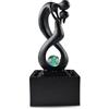 Zen Light Zen'Light SCFR19-C8 - Fontana interna in poliresina, 14 x 14 x 31 cm, colore: Nero