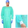 MONOSAFE Camici monouso visitatore TNT 25 gr. CE DPI Cat.1 Polsini Cotone Colore Verde
