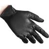 Reflexx xl Reflexx Guanti In Nitrile Full Grip N85 Nero - gr. 8,4 Ultra resistente - 500 guanti - xxl