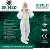 BRBEN xl Tuta CE DPI Cat.3 Classe 3/4/5/6 Rimozione Amianto Agenti Chimici Virus BRBEN - xxl