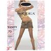 SOLIDEA BY CALZIFICIO PINELLI VANITY 70 SHEER COLLANT VITA BASSA NERO 2 M