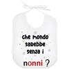 La Ruotante Bavaglino migliori nonni meno male mondo battezzare progress pazzi speciale bavetta regalo buona festa auguri nascita
