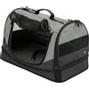 TRIXIE BORSA HOLLY NERO/GRIGIO. 30X30X50CM
