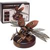 Robotime Kit di Modellismo ROKR Scarabeo Rinoceronte, Puzzle 3D Meccanici, Giochi di Montaggio Facile, Giocattoli dal Design Meccanico