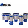SHDIATOOL 1pc Dia20/25/35/50/68/75mm Fresatura diamantata Finger Core Punte da trapano Piastrelle di perforazione Marmo Quarzo M14 o 5/8"-11 Fori sega