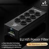 ATAUDIO Filtro di alimentazione Hifi presa ue purificatore di alimentazione Audio filtro senza rumore per la protezione del condizionatore di alimentazione con prese EU ciabatta