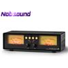 Douk Audio Nobsound MIC + LINE Analog Dual VU Meter Sound Level DB Panel Display 4-way Audio Splitter Switcher Box Music Spectrum Visualizer