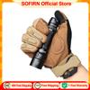 Sofirn SK1 SFT25R Torcia tattica a LED 18650 Torcia potente ricaricabile 1300LM con interruttore rotante