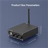 Fosi Audio BL20A Bluetooth TPA3116 Amplificatore di potenza audio 2.1CH 100W Mini HiFi Classe D Amp bassi alti con telecomando U-Disk