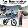 Aleaivy Batteria 48V 20Ah 14Ah 12Ah 10Ah Batteria pieghevole Ebike per Samebike LO26 20LVXD30 DCH 006 Ebike Bicicletta elettrica 18650