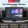 Junsun 13.1″ QLED Wireless CarPlay Android Auto Autoradio per Volkswagen Sharan 2012-2018 Sistemi intelligenti DSP SWC RDS GPS FM