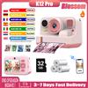 NONE Bloom K12 Dual Selfi Kids Camera HD 1080P Fotocamera digitale con stampa istantanea per bambini Fotocamera per bambini Giocattoli Gisti per 6-12 anni