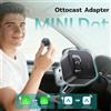 OTTOCAST Mini Dot 2 in 1 Cablato a Wireless CarPlay Android Auto Adattatore Accessori Auto AI Dongle per iPhone Android Phone