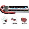 HRB POWER Batteria Lipo HRB 2S 6000mah 7.4V XT60 50C per parti di automobili per aerei RC FPV Drone da corsa
