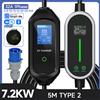 JNTAFEV Caricatore Portatile JNTAFEV 7.2KW 32A Tipo 2 per Auto Elettriche con Controllo WiFi Bluetooth App Wallbox Ricarica Rapida