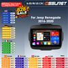 OSSURET Autoradio Android 14 con Carplay 7862 AI Intelligent Systems per Jeep Renegade 2016-2020, Lettore Multimediale Video GPS 4G FM