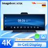 Imagebon H70-K Dashcam 4K da 11,4" con Schermo QLED In-cell, Carplay Wireless, Android Auto, DVR per Auto, Navigazione GPS 5G WIFI, Registratore Video Dashcam