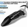 JFGRACING Accessori per Moto, Parafango Anteriore per Talaria Sting X3 MX3 MX4 MX5, Parafango Motocross in Fibra di Carbonio, Parti per Moto da Fuoristrada