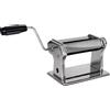 SANTA CLARA | Macchina per Pasta Manuale in Acciaio Inox, Laminatrice con Manovella e Rulli Regolabili, Macchina per Pasta per Spaghetti e Noodles, Accessorio da Cucina per Pasta Fresca Fatta in Casa