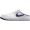 Nike POIZON Jordan Air Jordan 1 Scarpe da golf basse da uomo bianche blu FJ1214-103