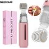 MEETCARE 1/2/4/6 pz. Derma Roller 0.2mm con 105 aghi in titanio, Microneedle Dermaroller per Massaggio Viso, Labbra, Barba, Bellezza e Cura della Pelle