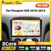 Podofo 4G Carplay 2DIN Android Autoradio Lettore multimediale per Peugeot 308 408 2007 2008-2015 DSP Navigazione GPS WIFI RDS Bluetooth Android auto autoradio Ricevitore FM