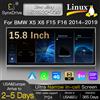 SynxDrive Autoradio 15.8'' Linux con Carplay Wireless e Android Auto per BMW X5 F15 X6 F16 2014-2019 NBT EVO, Lettore Multimediale con Schermo GPS, Audio e WiFi