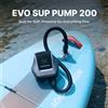 flextailgear FLEXTAIL EVO SUP PUMP 200 - Pompa ad aria ricaricabile senza fili da 45 PSI, batteria ad alte prestazioni da 15600 mAh, ideale per SUP, pickup e auto