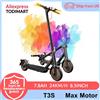 TODIMART Monopattino elettrico per adulti T3S 36V 7.8Ah Batteria di direzione, freni elettronici + freni a disco, pneumatici da 8.5 pollici, monopattino elettrico da città