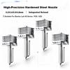 Sirol Ugello in acciaio temprato ad alta precisione P2S X2D Hotend 0.2/0.4/0.6/0.8mm Struttura Integrata per Stampante 3D Bambu Lab H2C H2S H2D