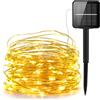 kanai Lampade solari per esterni a LED 10m/20m/30m/50m LED Luci della stringa Fata Vacanze Festa di Natale Ghirlande Solare Giardino Luce impermeabile