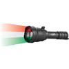 PNI Torcia LED Adventure F300 in 3 colori, bianco, rosso, verde, portata 500 m, flusso luminoso 540 lm, batteria 18650 3000 mAh inclusa, caricabatteria incluso, zoom e