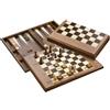 BG - Set Esclusivo Di Scacchi E Backgammon Con Chiusura Magnetica