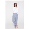 Tezenis Jogger In Cotone Pesante Stampato Donna Stampa