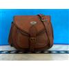 Fatto a mano Borsa A Tracolla Artigianale In Vera Pelle Vintage Resistente 15 Inch Marrone