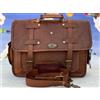 Fatto a mano 40.6cm Uomo Marroncino Pelle Messenger Laptop Handmade Valigetta Tracolla