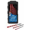 Krino Set 5 punte da muro in carburo EXPLOSION 4-10 mm con codolo Krino® 03116125