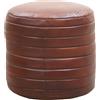 Marrakesch Orient & Mediterran Interior Cuscino per seduta pouf in pelle vintage Janeiro round