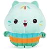 Schmidt Spiele Gabby's Dollhouse, peluche - Cakey, espressione "Cakey" - Cakey verde, muffin, peluche, 25 cm, articolo da collezione, Schmidt 42799