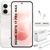 XIAOMI Smartphone Xiaomi Redmi Note 17 Pro Max 5G, 8GB di RAM, 512GB di memoria, colore Cloud Blush, con caricabatterie da 120W e auricolari