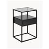 AC Design Comodino con cassetto Randolf - Nero