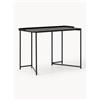 Westwing Collection Scrivania in legno di frassino Renee - Nero