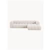 Micadoni Divano angolare componibile 4 posti in ciniglia Lupine - Beige