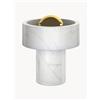 Tom Dixon Lampada da tavolo portatile a LED con luce regolabile Stone - Bianco